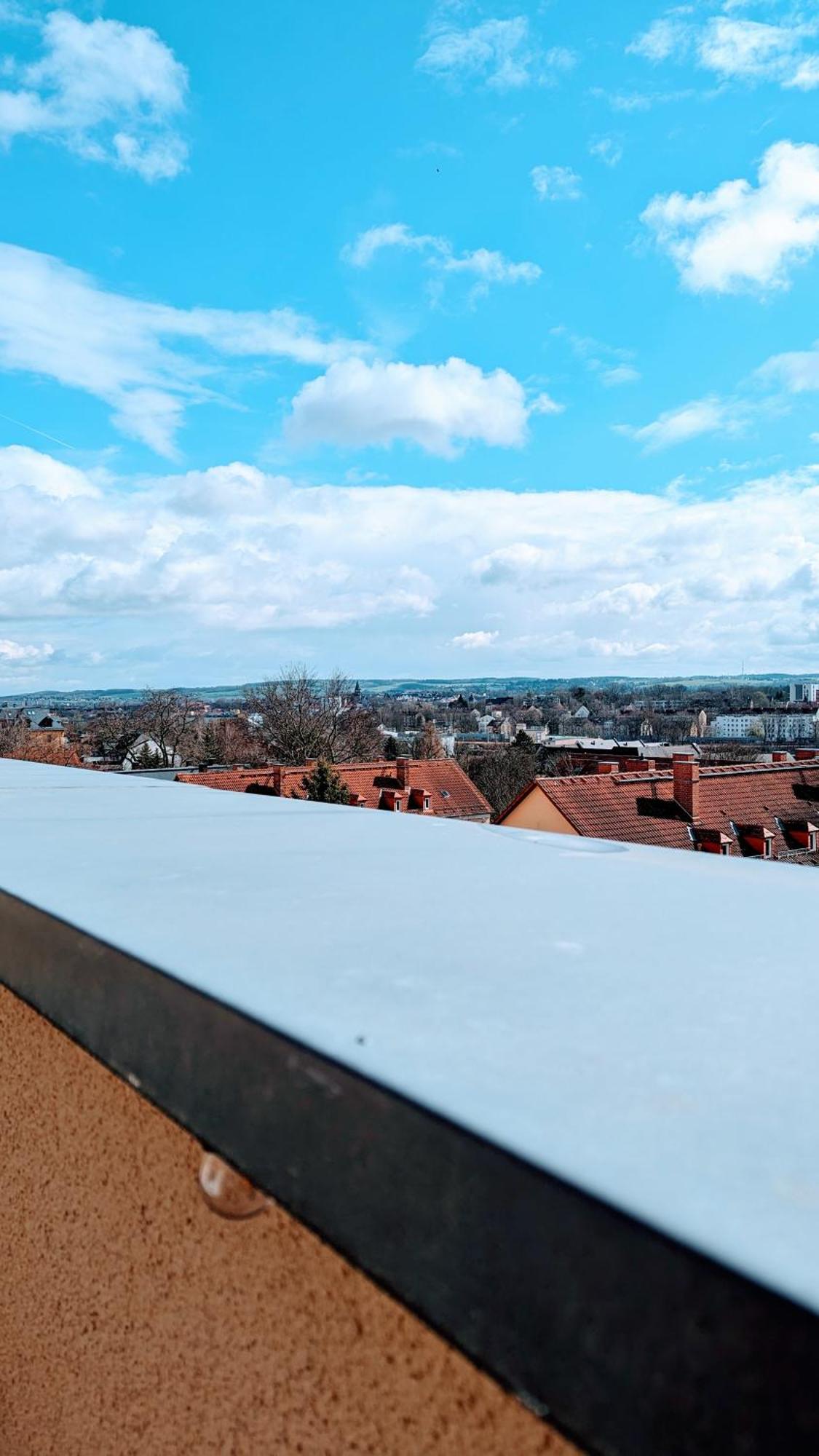 Rooftop Art Apartment, E-Roller,Ausblick,Wlan,Tv Chemnitz Exterior foto