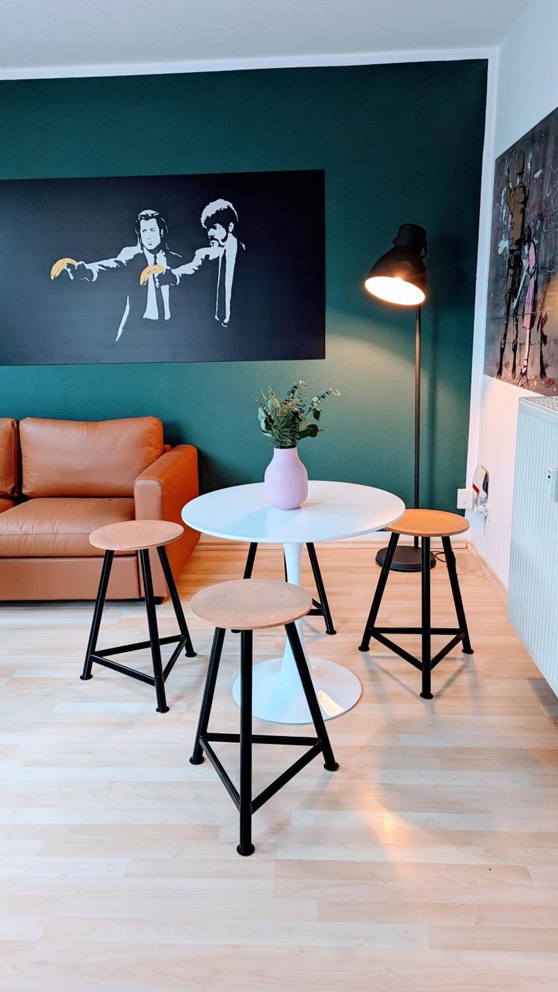 Rooftop Art Apartment, E-Roller,Ausblick,Wlan,Tv Chemnitz Exterior foto